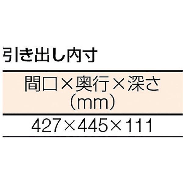 【個人宅配送不可】トラスコ TRUSCO AEM-1809F1 直送 代引不可 ＡＥＭ型高さ調節作業台 １８００Ｘ９００ＸＨ６５０−９５０ １段引出付 グリーン色 AEM1809F1_4