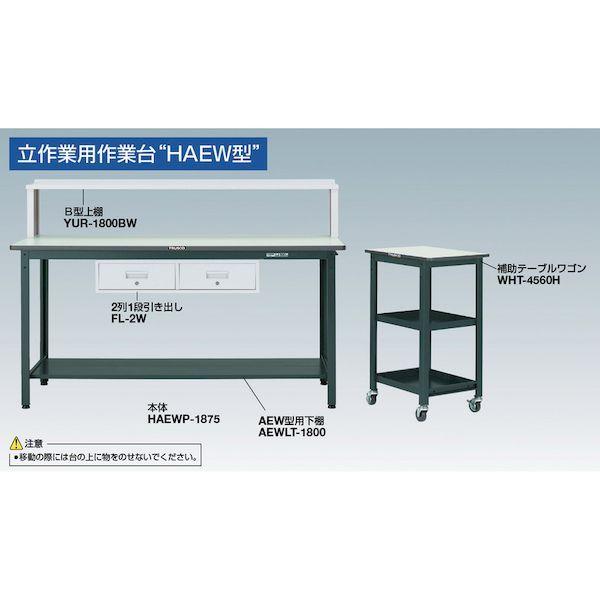 【個人宅配送不可】トラスコ TRUSCO HAEWS-1590 直送 代引不可 HAEWS型立作業台 1500X900XH885 HAEWS1590_4