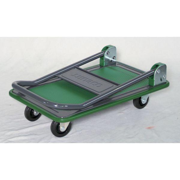 【個人宅配送不可】トラスコ TRUSCO T101SGY 直送 代引不可 ハイグレード省音運搬車 折りたたみ式 740X460_1