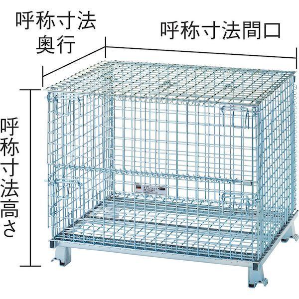 【個人宅配送不可】トラスコ TRUSCO TNP-3NF2 直送 代引不可 ネットパレット 1000X800X850 1000Kg 2枚フタ付 TNP3NF2