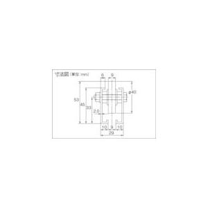 【個人宅配送不可】トラスコ TRUSCO V-40G-100-2400 直送 代引不可 ホイールコンベヤ ゴムライニングΦ40X9 P100X2400 V40G