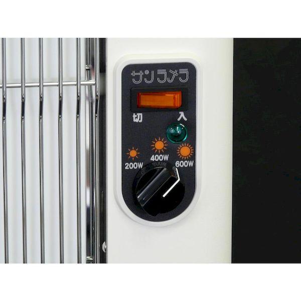 【個数：1個】サンラメラ 4580714196214 直送 代引不可 セラミックヒーター600W型 ミルキーホワイト サンラメラ 4580714196214 直送 代引不可 セラミックヒーター600W型