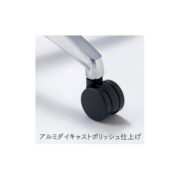 【個人宅配送不可】アイコ AICO MS-1655AUHBK(M12)WIN 直送 代引不可 オフィスチェア MS−1600シリーズ 座メッシュ アルミ脚タイプ ヘッドレスト・はね上げ肘付_8