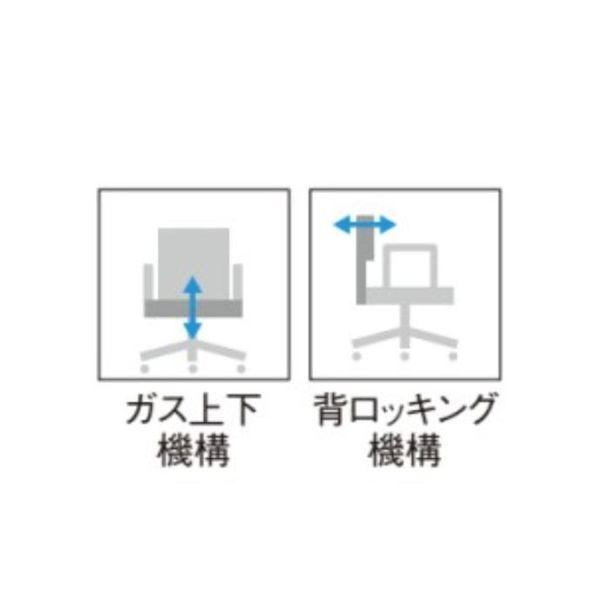 【個人宅配送不可】アイコ AICO OA-1005(FG3)DBU 直送 代引不可 オフィスチェア OA−1000シリーズ セミローバック 肘なしタイプ 背：ウレタンフォーム／DBU OA10