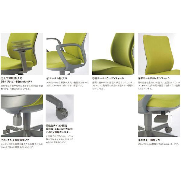 【個人宅配送不可】アイコ AICO OA-3105(FG3)AGR 直送 代引不可 オフィスチェア OA−3100シリーズ ローバック 肘なしタイプ 背：ウレタンフォーム／AGR OA3105(F