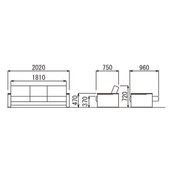 【個人宅配送不可】アイコ AICO RE-1713(V4)DBR 直送 代引不可 応接ソファー・チェア スターブソファーベッド ビニールレザー張り 色：DBR RE1713(V4)DBR_1