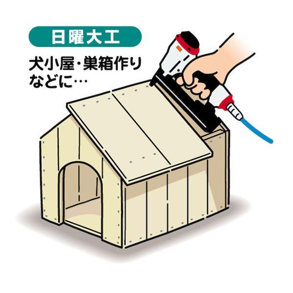 MAX マックス TA-225LU/10J エアネイラ 常圧用 箱/保護メガネ/六角