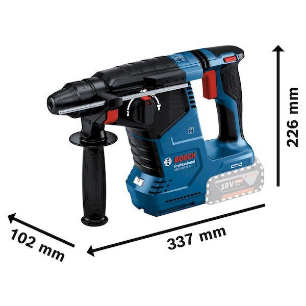 【個人宅配送不可】ボッシュ GBH18V-24C 直送 代引不可 コードレスハンマードリル GBH18V24C_2