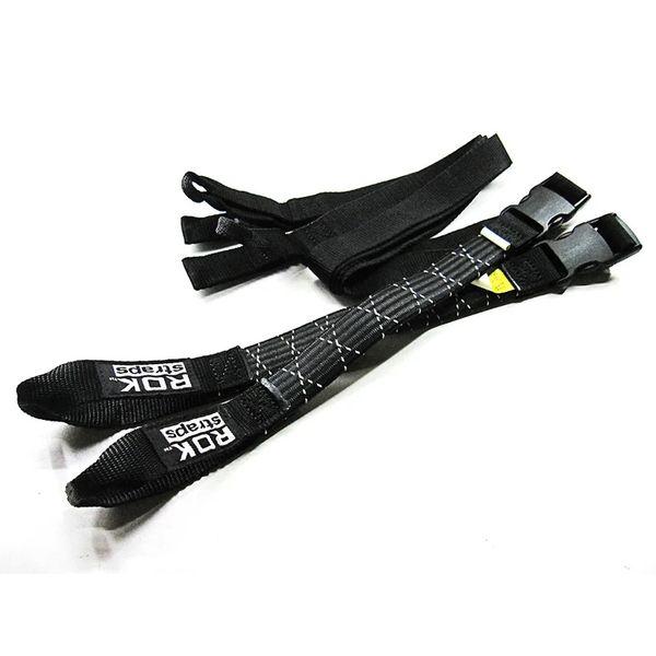 インフィニクス ROK00050 直送 代引不可 ROK straps ストレッチストラップ MCタイプ ／ ブラック リフレクティブ ／ 2本セット