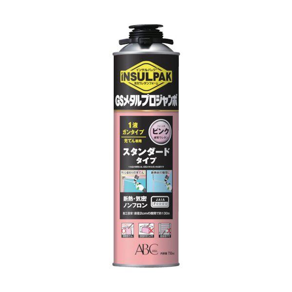 ABC MPJPSK 簡易型発泡ウレタンフォーム 1液ガンタイプ インサルパック GSメタルプロジャンボ ピンク スターターキット フォーム色：ピンク_1