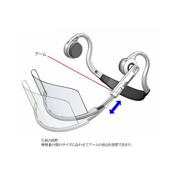 Ｗｉｎｃａｍ W-HSM-1B ウィンカムヘッドセットマスク1PC WHSM1B｜edenki｜06