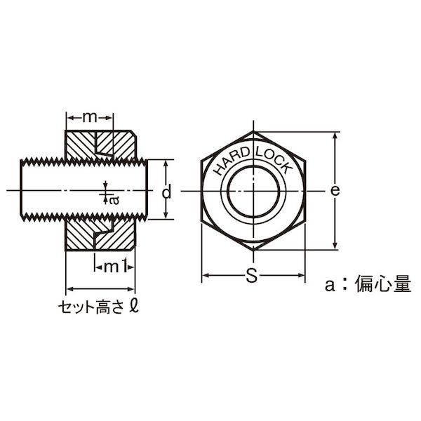 【個人宅配送不可】【個数：1個】ＳＵＮＣＯ 4548833593376 直送 代引不可 SUSハードロックナットセミウス H−2 M48_1