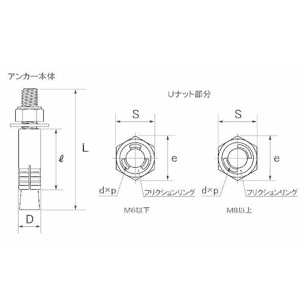 【個人宅配送不可】ＳＵＮＣＯ 4549638246498 【100個入】 直送 代引不可 SUS メタルセーフアンカー SMS−870UN_1