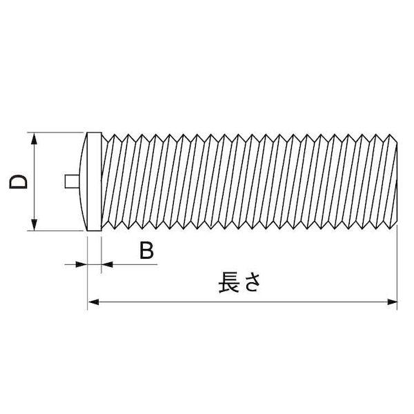 【個人宅配送不可】ＳＵＮＣＯ 4549638440278 【250個入】 直送 代引不可 ステンレス CDスタッドSS S型 ユーロテック製 8 X 15_1