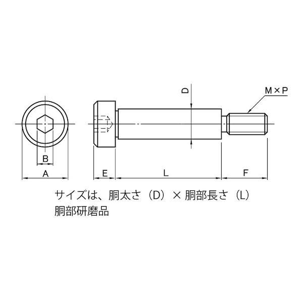【個人宅配送不可】【個数：50個】ＳＵＮＣＯ 4550041140075 【50個入】 直送 代引不可 ステンレス 低頭ショルダーBT 10 X 15