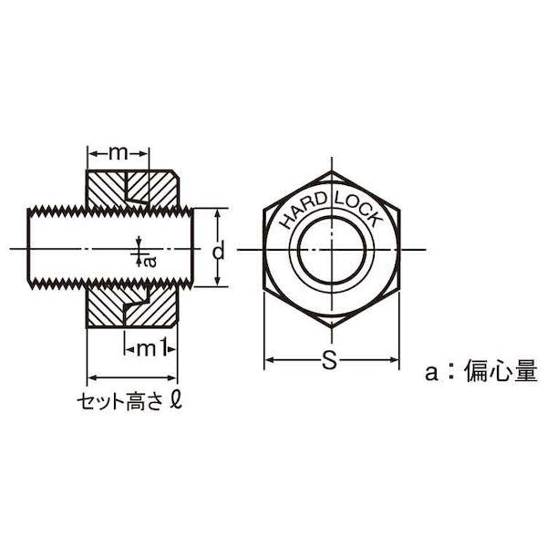 【個人宅配送不可】ＳＵＮＣＯ 4550418903173 【30個入】 直送 代引不可 パーカRZ S45C H ハードロックナット 細目 M27X1．5_1