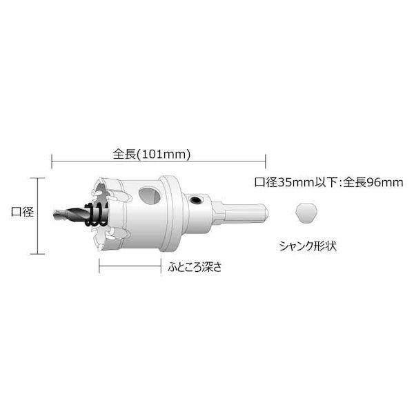 【個人宅配送不可】【個数：1個】ＳＵＮＣＯ 4942131942063 直送 代引不可 超硬ホールソー メタコアトリプル MCTR−33_1