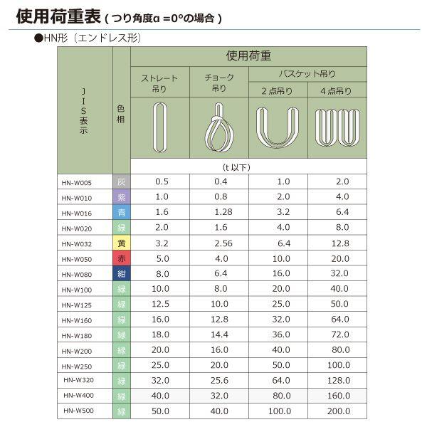 ボトル シライ HN-W080X1.0 直送 代引不可 シライマルチスリング HN エンドレス形 8ton 幅85mm 長さ1m HNW080X1.0