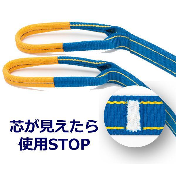 シライ SG4E250-10.0 直送 代引不可 シグナルスリングHG SG4E 両端アイ形 10ton 幅250mm 長さ10m SG4E25010.0