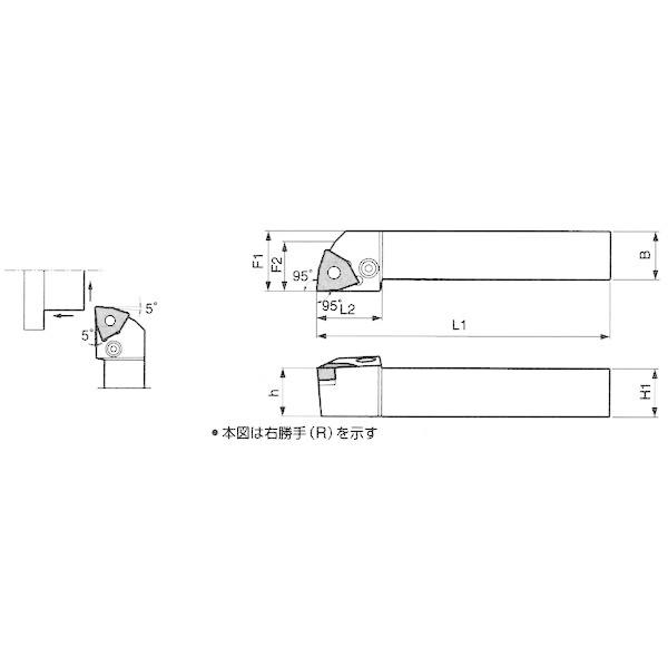 京セラ PWLNR2020K-08 外径用ホルダ PWLNR2020K08 142-5749 外径加工用ホルダ
