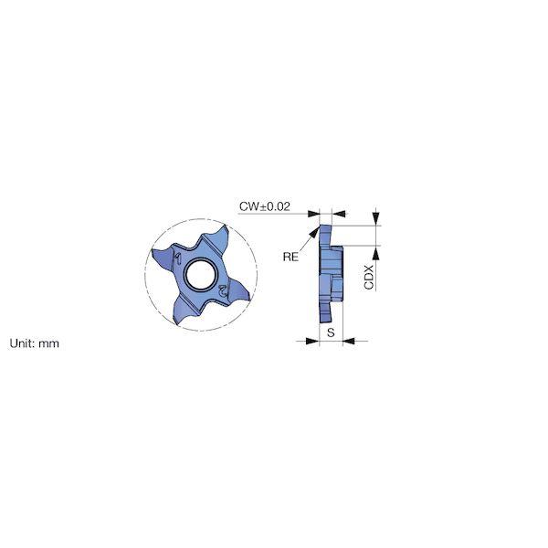 タンガロイ TCP18R095F-005:SH725 【5個入】 直送 代引不可 TCP18R／L−F TCP18R095F005:SH725｜edenki｜02