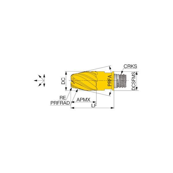タンガロイ VBN100L13.0R450-6S06:AH715 【2個入】 直送 代引不可 VBN VBN100L13.0R4506S06:AH715_1