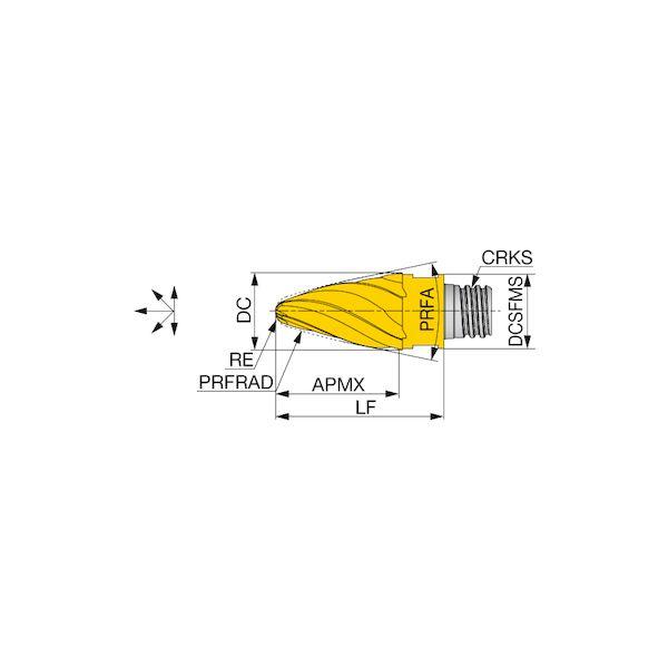 タンガロイ VBO160L25.0R750-5S10:AH715 【2個入】 直送 代引不可 VBO long VBO160L25.0R7505S10:AH715_1