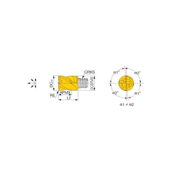 【個数：2個】タンガロイ VEH160L12.0R10I04S08:AH715 【2個入】 直送 代引不可 VEH_1