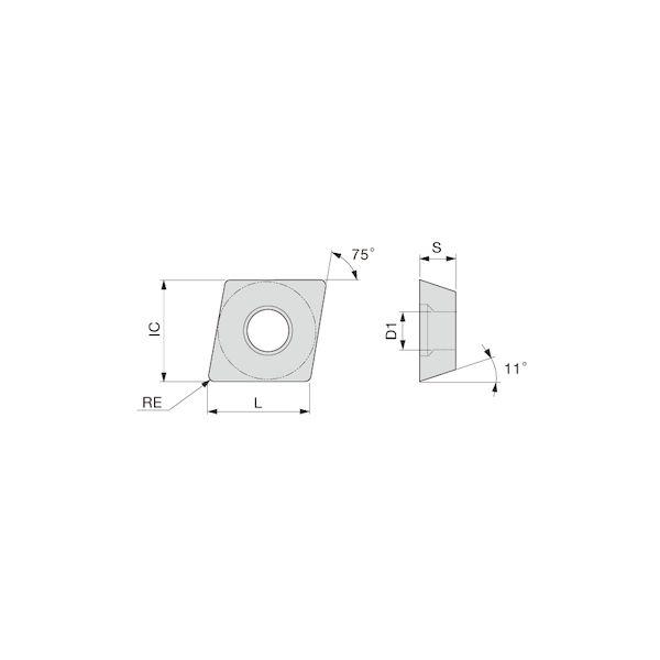 タンガロイ EPGT040104L-W08:GT9530 【10個入】 直送 代引不可 EPGTR／L−W08 EPGT040104LW08:GT9530_1