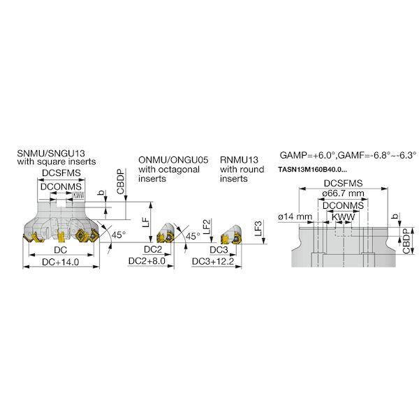 【個数：1個】タンガロイ TASN13J080B25.4R05 直送 代引不可 TASN13_1