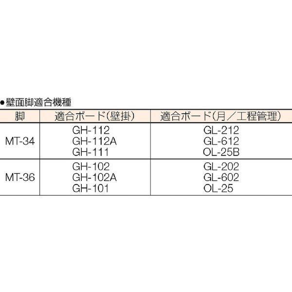 【個人宅配送不可】トラスコ中山 MT-34 直送 代引不可・他メーカー同梱不可 ホワイトボード用壁面脚 ９００Ｘ１２００用 MT34 352-5210【キャンセル不可】_1