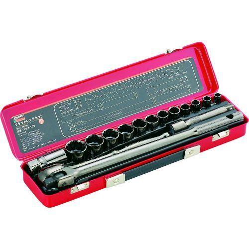 あすつく対応 「直送」 トラスコ中山 TSW4-16S ソケットレンチセット 差込角１２．７ｍｍ １６Ｓ込角１２．７ｍｍ １６Ｓ TSW416S 30