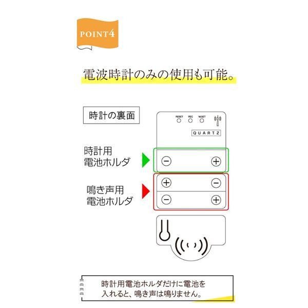 K14352-1 野鳥の電波時計 K143521｜edenki｜07