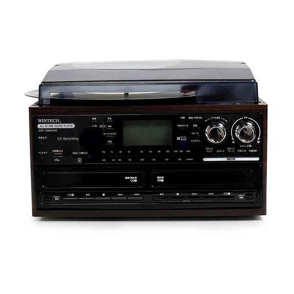 KRP-309MCWS WINTECH スピーカー搭載ダブルCD 書込対応 マルチ