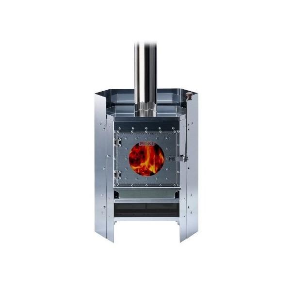 大特価　ステンレス　サウナストーブ　薪ストーブ　家庭用折りたたみ式　新品未使用 MOKI モキ製作所 サウナストーブ 茂暖 MS30 直送 代引不可 コンパクト