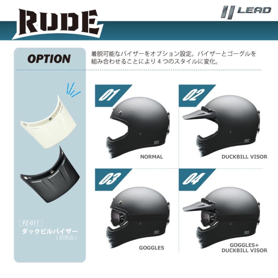 リード工業 4952652150984 ヘルメット RUDE ホワイト 4952652150984_6