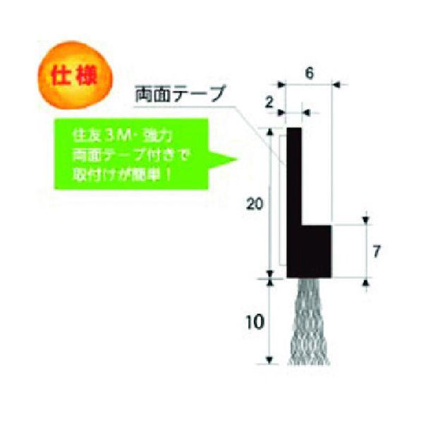 バーテック 15000200 文虫研認定器材 バーカットMLA10 PP0．2黒波 HSS−MLA10 1M