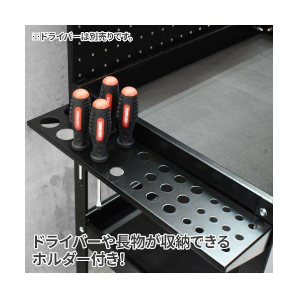 アストロプロダクツ 2003000010985 AP ツールワゴン3段 引出＆パネル付