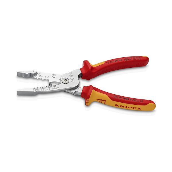 ＫＮＩＰＥＸ 1376200ME 電工用多機能絶縁プライヤー 200mm