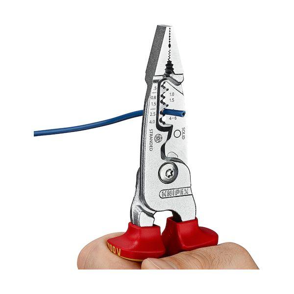 ＫＮＩＰＥＸ 1376200ME 電工用多機能絶縁プライヤー 200mm