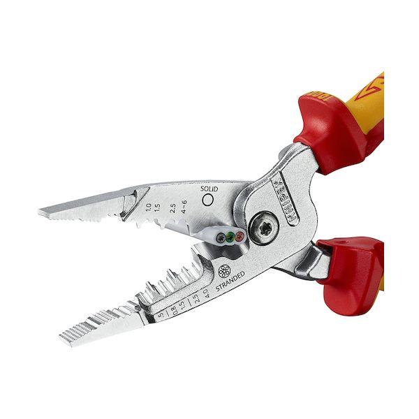 ＫＮＩＰＥＸ 1376200ME 電工用多機能絶縁プライヤー 200mm