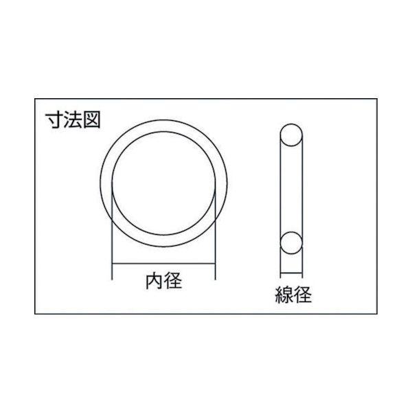 モリセイ 4D V-790 Oリング 4D V−790 1個入 真空フランジ用 フッ素ゴム FKM70 耐熱 JISB2401 4DV790