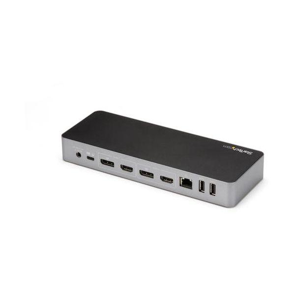 スターテック DK30C2DPPD ドック／USB−A＆C／2画面／4K60 HDMI DP／60W PD／4x USB／LAN／AUX_1