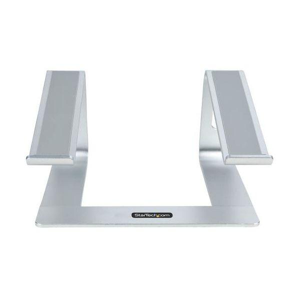 スターテック LAPTOP-STAND-SILVER ノートパソコンスタンド／卓上／13 − 17インチ／耐荷重5kg／16度傾斜／ラップ トップ P_2