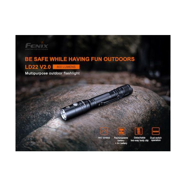 FENIX LD22V20 充電式LEDライト : 測定器・工具のイーデンキ