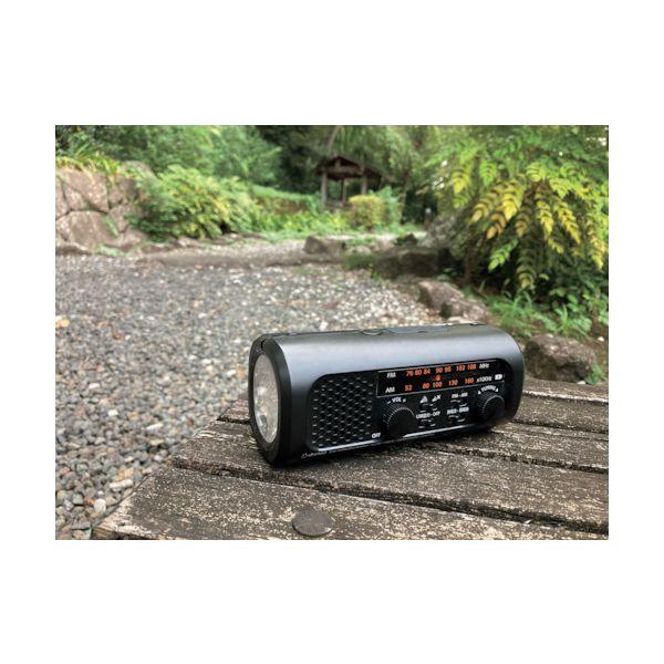 dretec PR-323RBK さすだけ充電ラジオライト3 PR323RBK : 測定器 