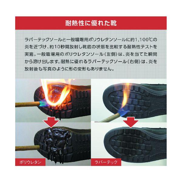 ミドリ安全 RT712NS-25.5 静電 ラバー2層底安全靴 ラバーテック RT712N静電 RT712NS25.5_2