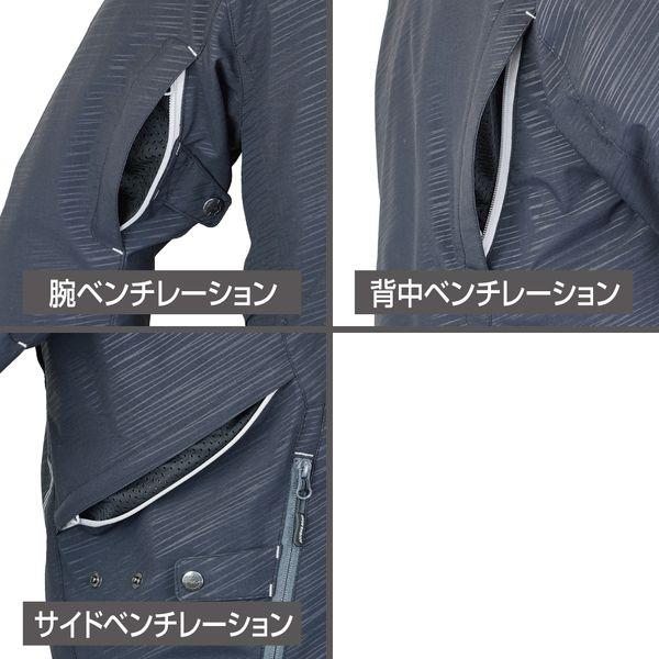 ラフアンドロード RR7245SSK/RD3 バイク用 ラフパーカー L スラッシュブラック×レッド_4