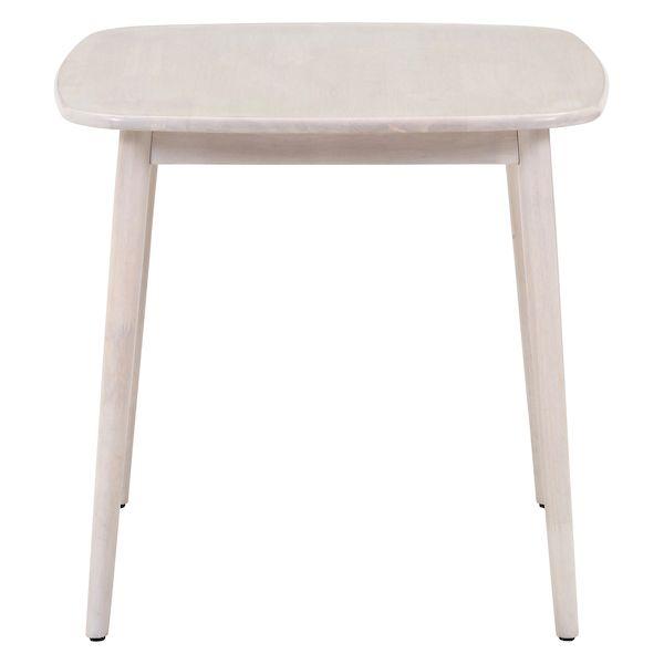 不二貿易 ダイニングテーブル クラム 75×75×71cm ホワイトウォッシュ 食卓テーブル 家具 苫小牧西店 個数：1個】不二貿易 4953980705693 直送 代引不可 ダイニングテーブル