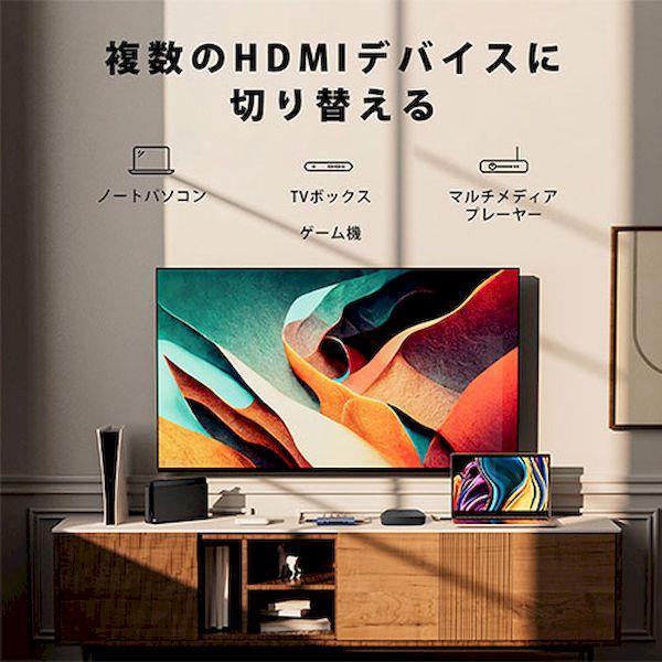 AK-6118 直送 代引不可 VENTION 5 IN 1 OUT HDMI スイッチャー WITH AUDIO SEPARATION ブルー AK_2